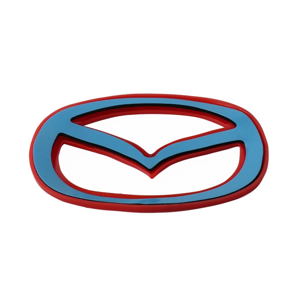 1pcs ABS Car Steering Wheel Center Sticker Auto Emblem Decal For Mazda 2 3 4 5 6 7 CX-7 CX3 Cx5 RX8 RX3 MX5 Atenza Axela Verisa umbrx11
