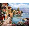 DIY Harbor Painting Kit - 40x50cm Digital Oil Painting Set