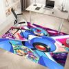 1pc Cartoon Rockman Game Megaman Print Area Rug - Soft, Washable Non-Slip Indoor Mat, Living Room, Home Office Decorative Rug,Office Decorative