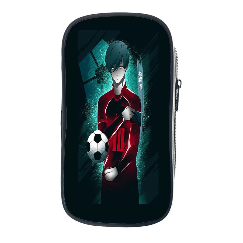 Blue Lock Isagi Yoichi Сумки для хранения Мультфильм Аниме Nagi Seishiro Ручки Сумки для студентов Пенал Кошельки для монет Подарки на день рождения для друзей