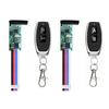 433MHz Wireless RF Remote Control Switching Small Relays DC3.6V 24V 30-50m Long Ranges Remote for Home Industrial Use