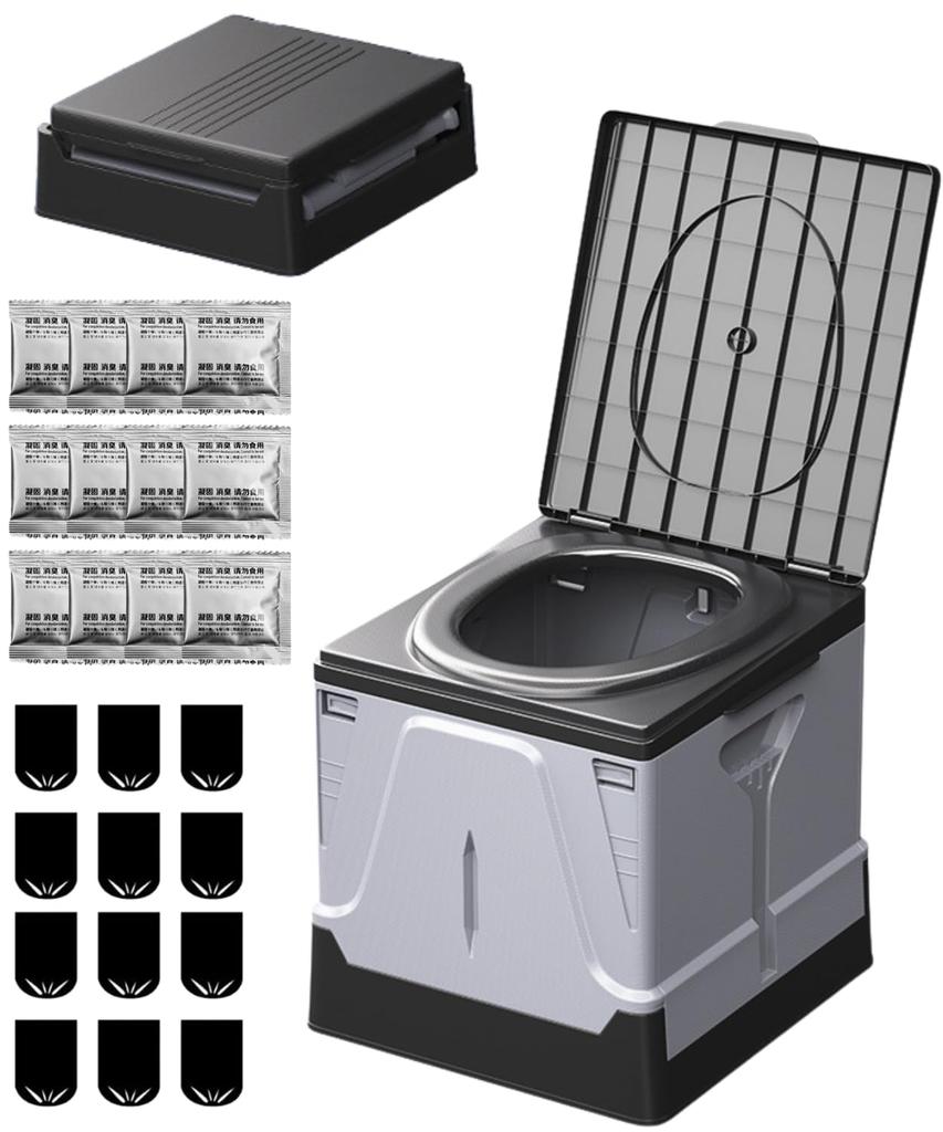 This Portable Toilet Is a Great Disaster Preparedness Suitable for Disaster and It Can Hold Up To 150 Kg and Is a Item, Emergencies, Preparedness,