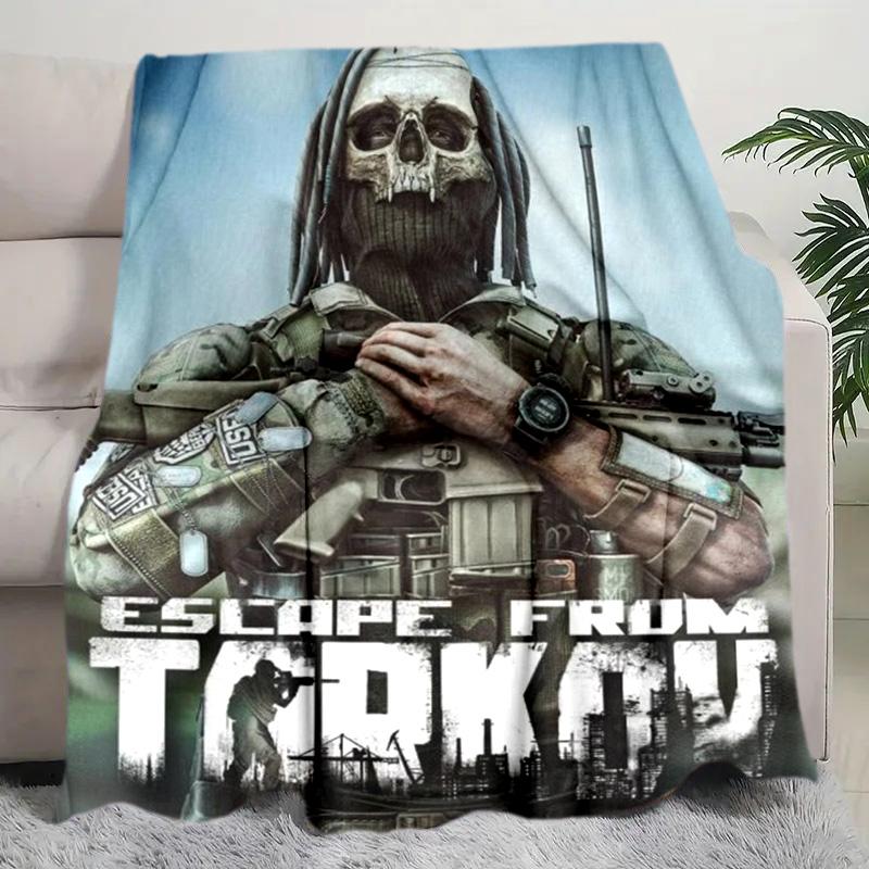 1PC Escape Tactical Camouflage Military Uniform Mask Perfect All Seasons Soft Comfortable Blanket Suitable Sofa Office Outdoor Travel Home Use