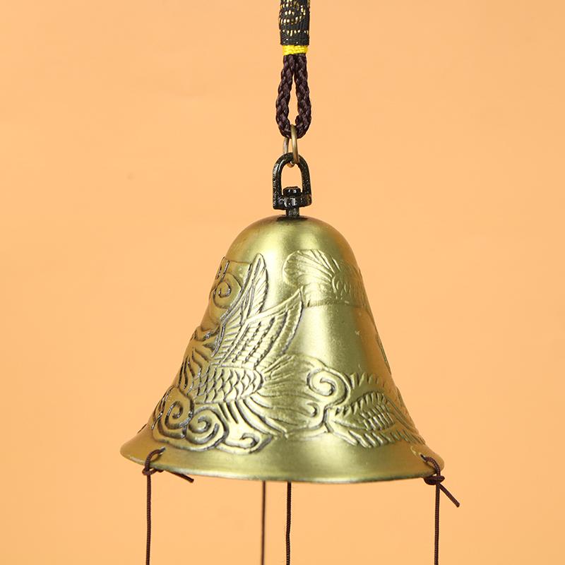 Большие уличные счастливые колокольчики для удачи, подвесное украшение для домашнего сада