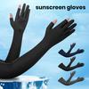 1 пара УФ-защитных нарукавников для защиты от солнца, дышащие, впитывающие влагу, супермягкие эластичные охлаждающие компрессионные нарукавники, летние перчатки