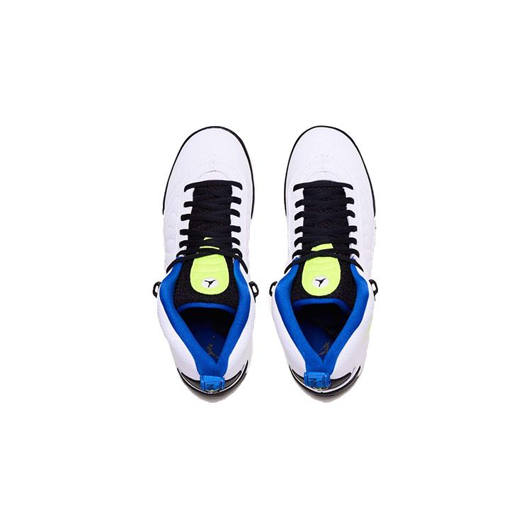 Jordan Детские баскетбольные кроссовки Jumpman Pro Air, удобные, черные с белым и синим, 907973-135