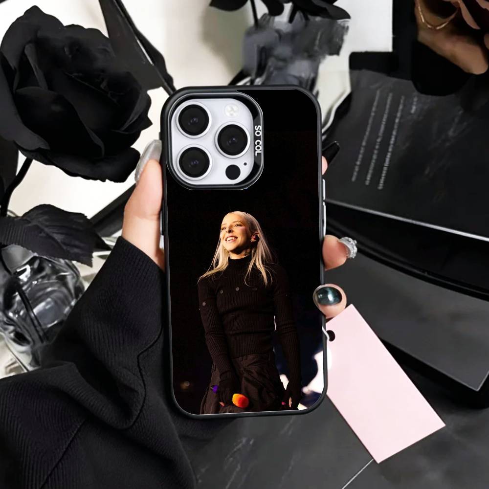 Певица Young Miko Не беспокоить Чехол для телефона для iPhone 17, 16, 15, 14, 13, 12, 11 Plus, Pro Max Цветной Посеребренный Внутренняя крышка
