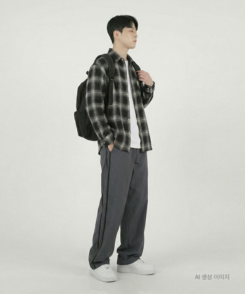 UMM Two-Stripe Wide Training Track Pants 3 Colors