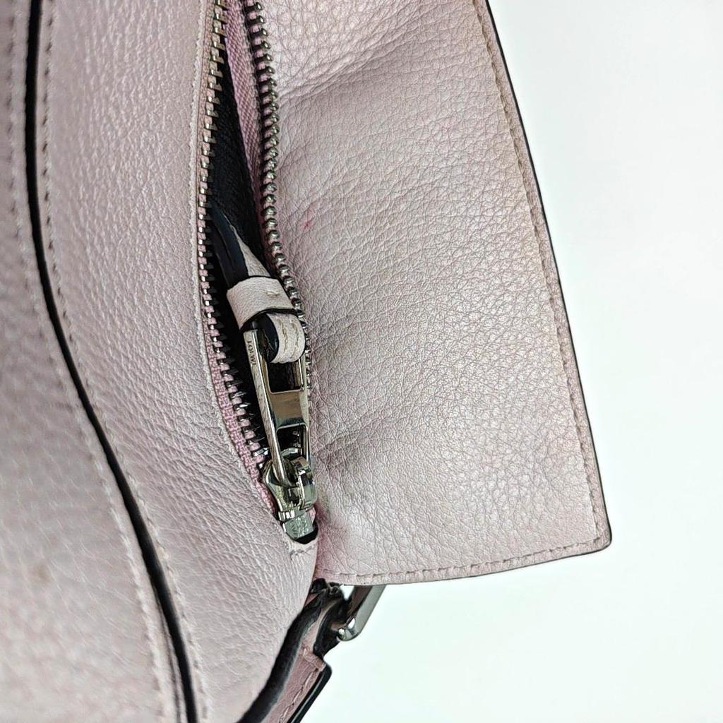 [Pre-Owned] Puzzle Patterned Leather Shoulder Bag - Good #1TCTGB3