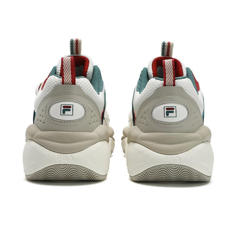 Fila Pease Xmas Туфли-горошины Мода Удобные Универсальные Износостойкие Низкие Кеды Мужские кроссовки Белые F12M511109FSC