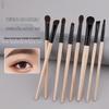 5/8-Piece Eye Brush Set: Pony Hair Blending, Luminous Wood Handle, Slanted Eyebrow, Eyeshadow, Concealer Brushes