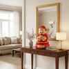 Solar Powered God Of Fortune Sculpture Auto Shaking Auto Interior Decoration  Home Decoration