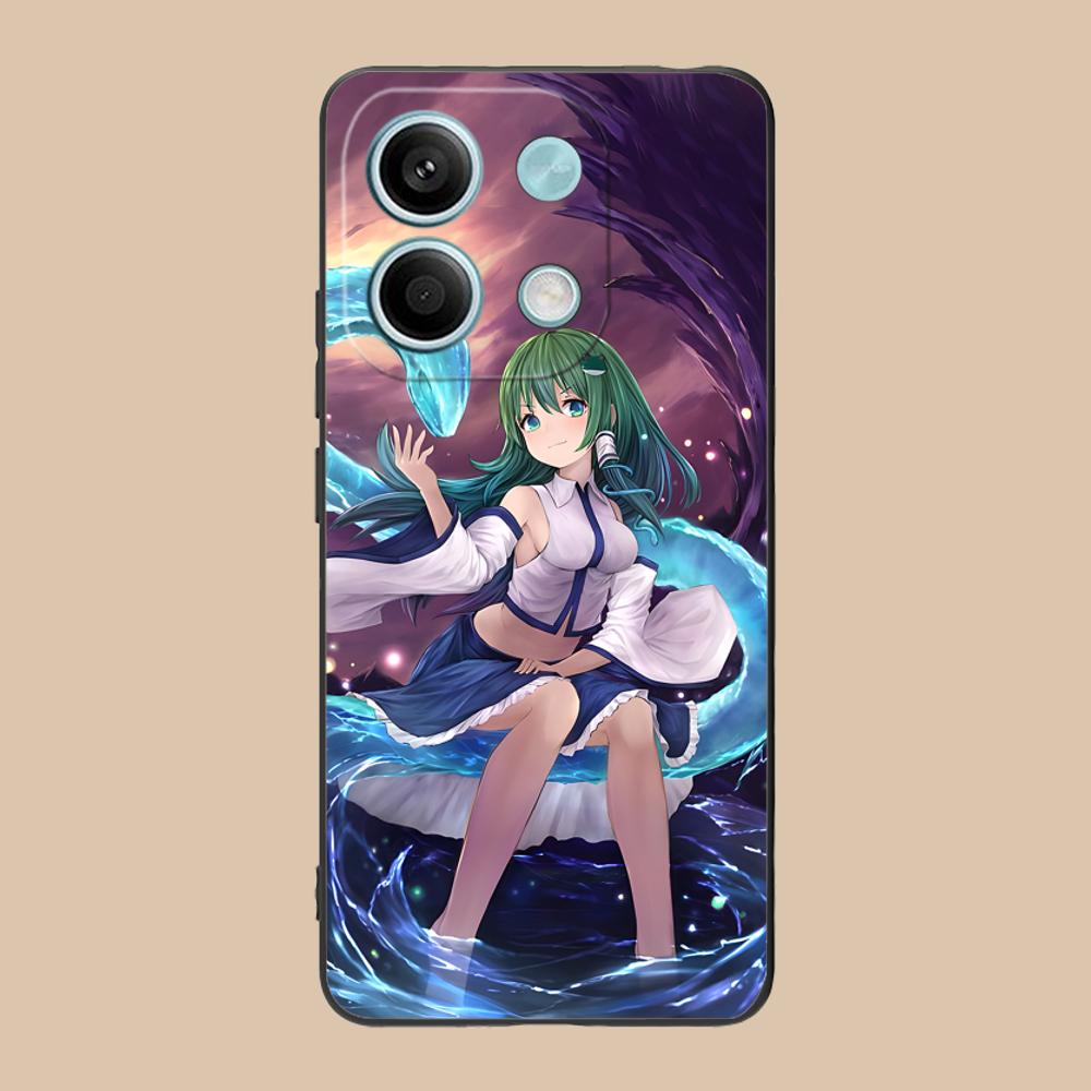 Touhou Kochiya Sanae Mobile Phone Case for Xiaomi 15 14 13 12 Mi 11 T Ultra Lite Pro S X 5G Colour Printing Cover Luxury