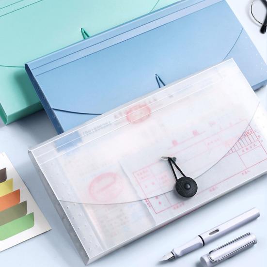 Органайзер для чеков, водонепроницаемый держатель для кассовых чеков, расширяющаяся папка с кнопками, сумка для хранения купонов большой емкости