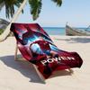 Man City Fire Player Beach Towel Super Soft Microfiber Quickdry Fabric Comfortable Lightweight