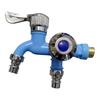 Dual-Head Washer Faucet With One Inlet And Two Outlets Sturdy Antifreeze Faucet Splitter Easy Installation Garden Hose Splitter