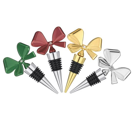 Многоразовая пробка для винной бутылки, винная пробка в форме банта, гибкая пробка для бутылки, подарок на новоселье для любителей вина