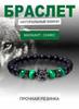 Браслет из натурального вулканического камня, Ожерелье из натурального камня тигровый глаз, Мужской браслет с цирконом в виде головы леопарда