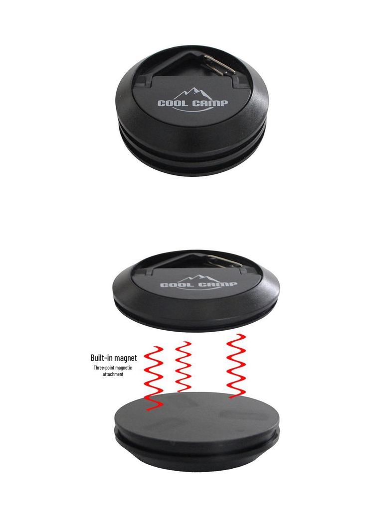 Крючок на присоске с магнитом COOLCAMP для тента, навеса, автомобильного кемпинга, фиксации веревки и подвешивания света