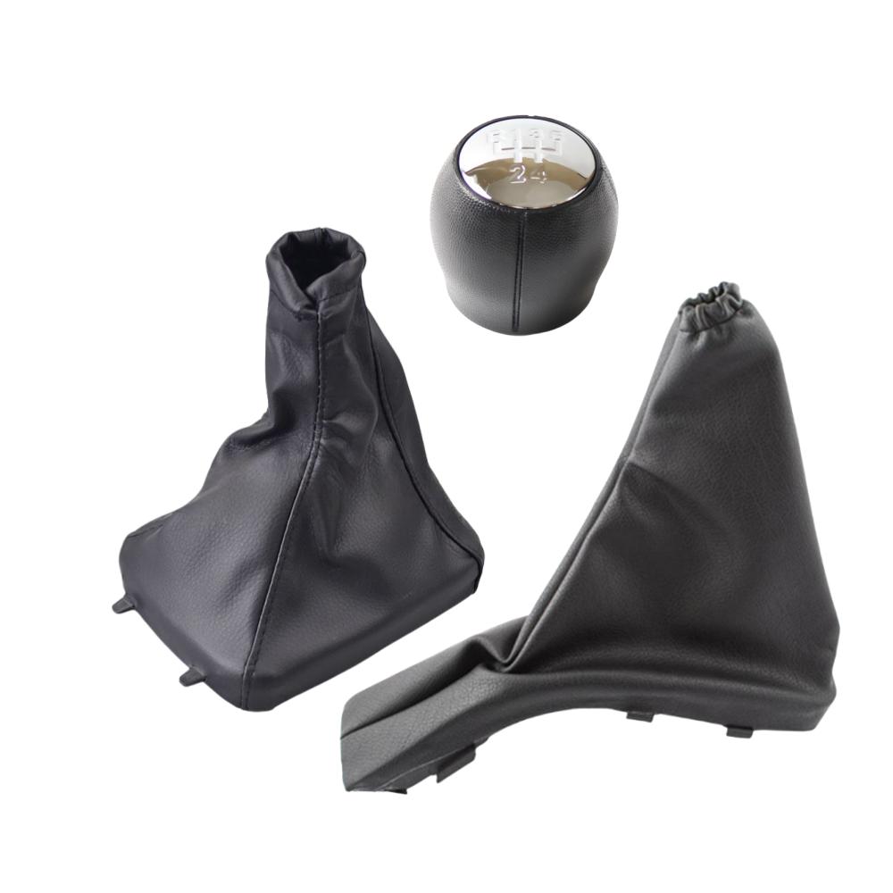 For Vauxhall /Opel Astra II G Zafira A 1998-2010 Car Gear Shift Knob with Gaiter Boot Cover Handbrake cover 1999 2000 2001 2009