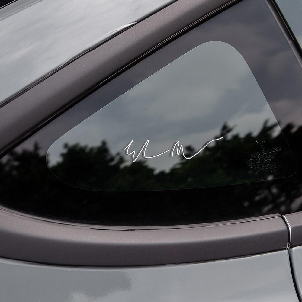 Подпись Илона Маска Автомобильная наклейка Креативные наклейки Model3 Автомобильные наклейки для Tesla Model S 3 XY 2023 Автомобильные аксессуары