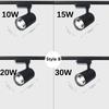 LED Track Light Anti-Glare Spotlight 110-265V 10-30W Warm White Cool White Natural White COB Chip Indoor Outdoor For Home Modern