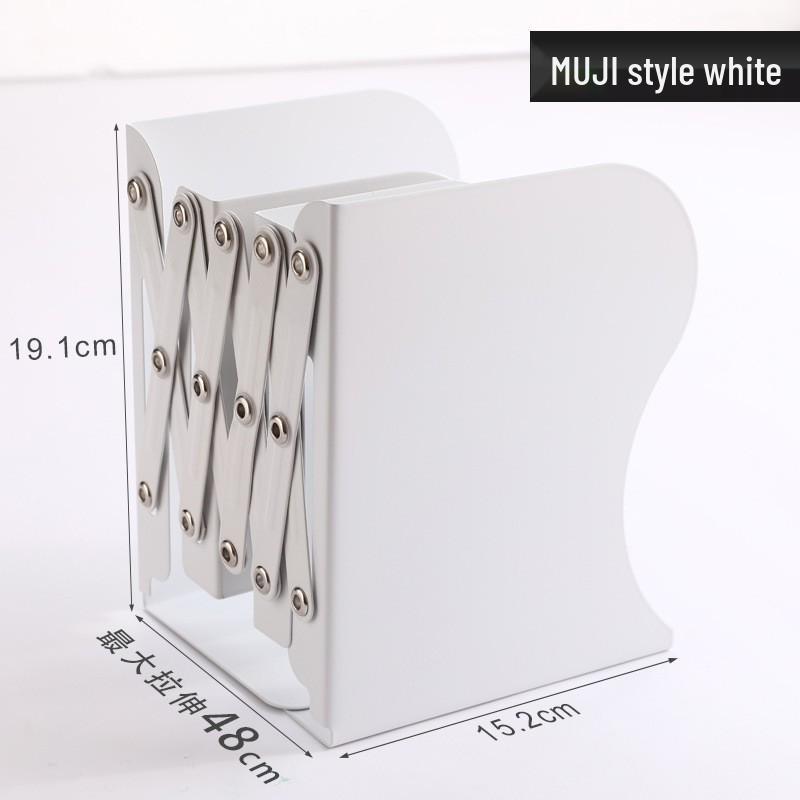 Выдвижные железные книжные полки-книгодержатели - Многофункциональная складная подставка для студентов