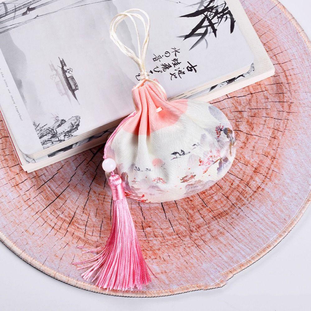 Chinese Style Zongzi Sachet Printing Women Jewelry Bag Zongzi Car Pendant Empty Sachet  Gifts