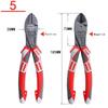 6''/7''/8” Многофункциональные кусачки для проволоки Немецкие электромонтажные пассатижи Утолщенная головка зажима Хромованадиевая сталь Электромонтажные инструменты