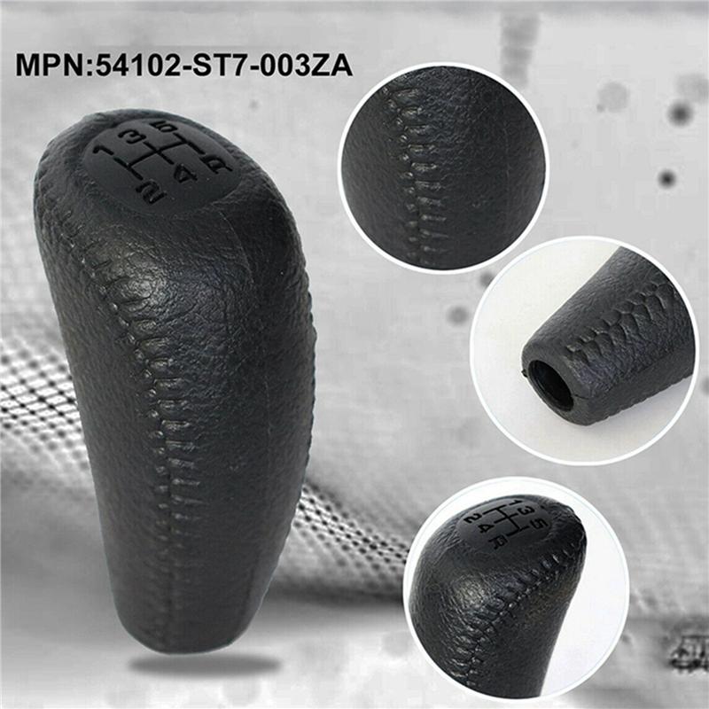 Ac29-4X Car Leather Speed Gear Shift Knob For Honda Acura 94-01 54102-ST7-003ZA Balck