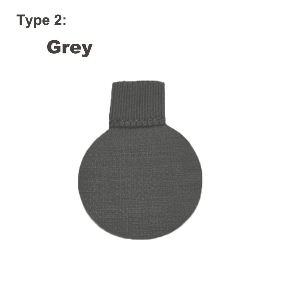 4PCS Useful Portable Convenient Notebook Self-adhesive Pen Holder Elastic Loop Leather Pen Clips