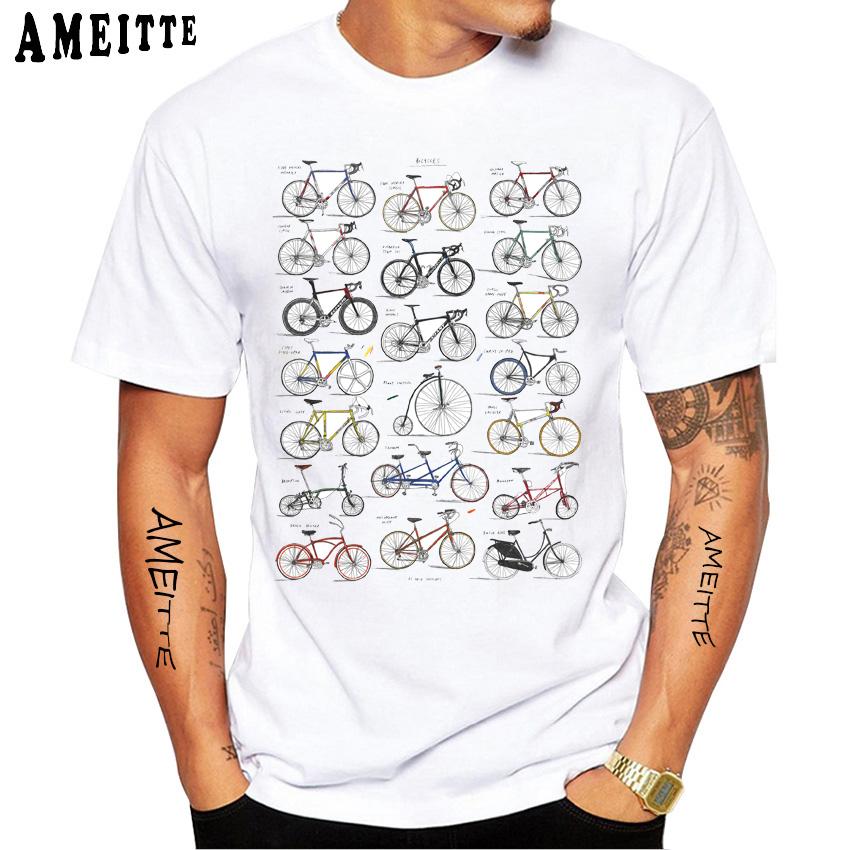 Bikepacking Funny Gear List Design T Shirt Summer Men Short Sleeve Bicycles Sport White Casual Tops