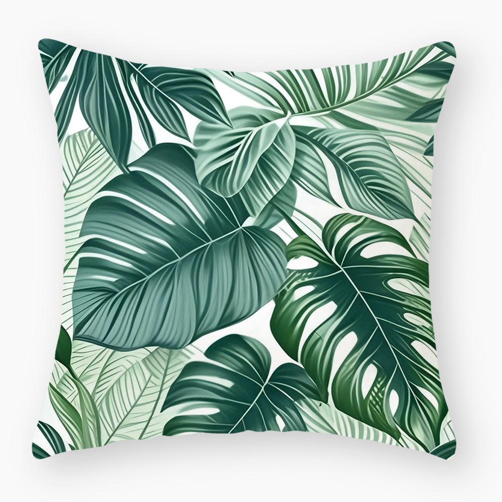 New Plant Floral Printed Sofa Pillowcase Source Waist Pillowcase