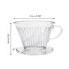 Pour Over Coffee Dripper Clear for Office Home Bar Cafe Use Acrylic Made