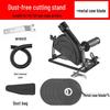 Universal Angle Grinder Stand: Adjustable Cutting Base with Polishing and Sawing Capabilities, Includes Protective Cover