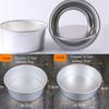 Kitchen Dish Round Pattern Pudding Mold Aluminum Alloy Die Removable Bottom Cake Pan