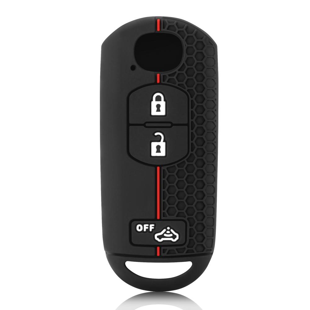 Силиконовый чехол для ключа-брелока для Mazda CX-3 CX5 CX-5 M2 M3 M5 M6 GT 2015 2016 2017 2018 чехол для бесключевого дистанционного ключа с 3 кнопками