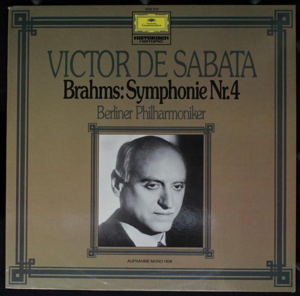 LP Record JOHANNES BRAHMS - VICTOR DE SABATA  - Symphonie Nr.4 2535812 Deutsche Grammo Germany Classical Used