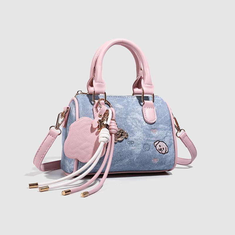 Pillow Bag, Women's Denim, Fashionable Single-shoulder Crossbody Bag, Hand-held Stylish Women's Bag