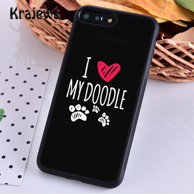 Keep calm and love Poodles Phone Case Cover For iPhone 17 Air 16 15 14 plus 11 12 13 pro max coque Shell Fundas