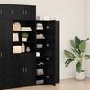 Highboard in Black Oak Look 40 x 42.5 x 185 cm