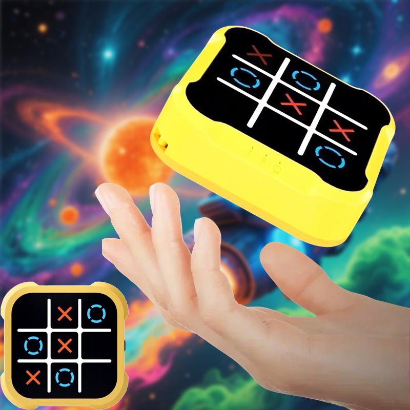 Children Electronic Toys 3 In 1 Tic Tac Toe Board Game Gifts Crosses Games Memory Training Portable Travel Games For Kids Adults