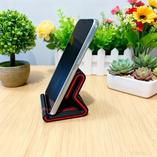 Xiaobudian 3D-печатная подставка для телефона, цветной держатель для проводов с нескользящей основой, регулируемый под разными углами, для горизонтального и вертикального использования, легкая, для рабочего стола