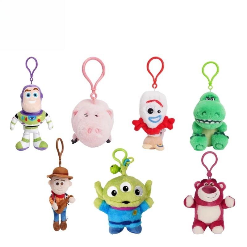 Cartoon Plush Keychain Buzz & Woody Doll Bag Accessories Car Pendant Birthday Gift