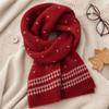 Korean Style Knitted Scarf 160×22cm Winter Scarf Versatile Ladies Wool Scarf
