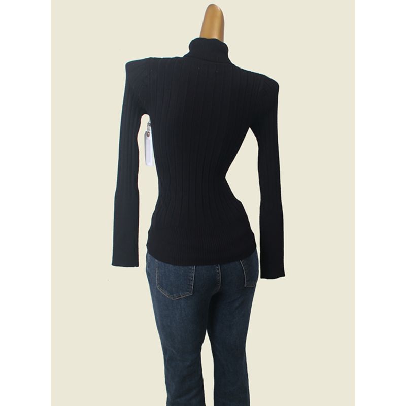 Winter Normcore Turtleneck Big Pit Bottoming Shirt Foreign Trade Original Order Slim Looking Pure Color Long Sleeves Pullover Thermal Sweater