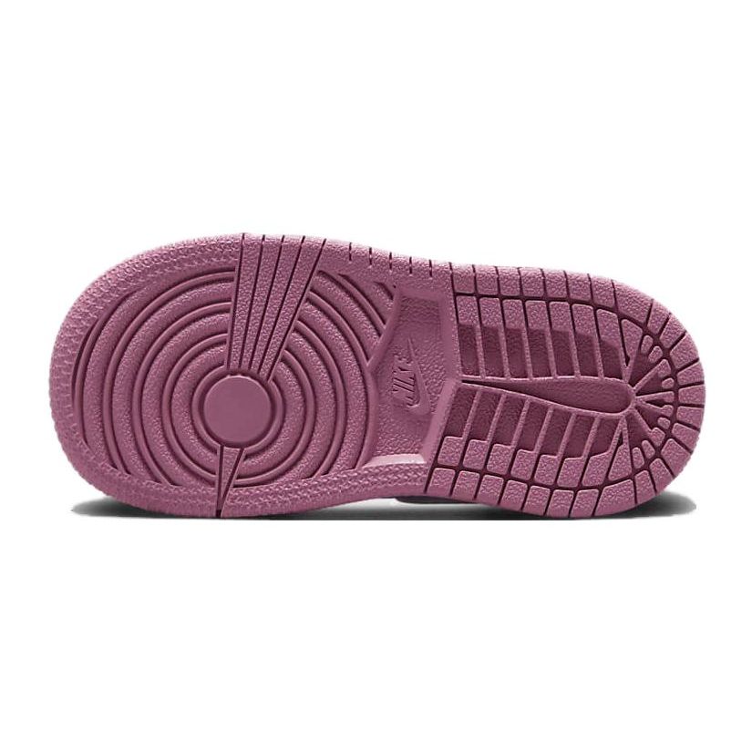 Air Jordan 1 Mid TD Valentines Day 2023 Baby Sneakers Pink Coral-Chalk Desert-Berry DQ8425-616