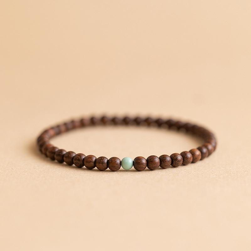 High Quality Fashion Natural Sandalwood Bracelet For Women Girls Retro Exquisite Beaded Bracelet Jewelry Accessories Gifts