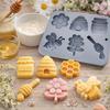 6 Options Chocolate Dessert Mold Bee Theme Baking Mould Mousse Cake Mold  Homemade Candy