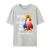 Jesus I Trust In You Divine Mercy Catholic Christian Casual Design Tops Shirt For Unisex Hot Sale Cotton T Shirts Gift Tops T Shirt